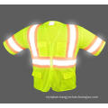 EN20471 HIGH VISIBILITY yellow pink orange blue SECURITY WORK reflective VEST airport safety vests